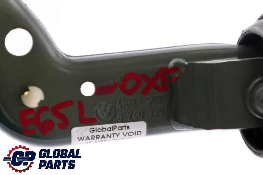 BMW 7 Series E65 E66 E67 Left Trunk Lid Hinge Oxford Green 2 8240339