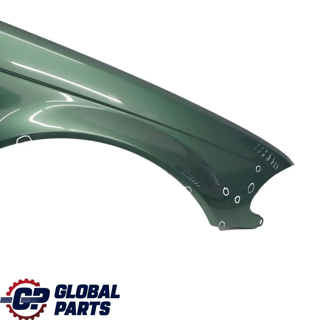 BMW 3 E46 Front Right O/S Side Panel Fender Wing Meergruen Sea Green - 393