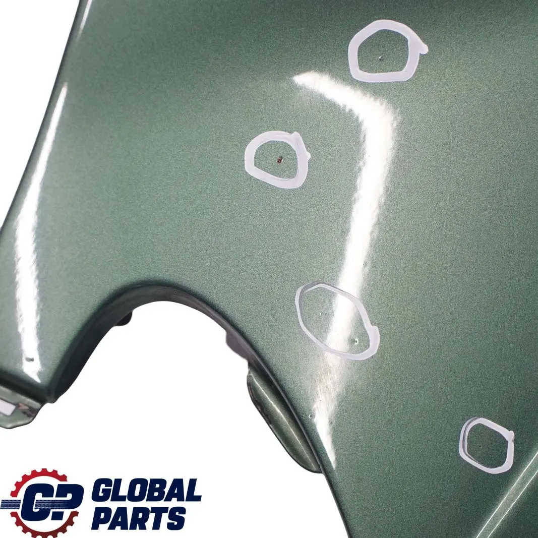 BMW 3 E46 Front Right O/S Side Panel Fender Wing Meergruen Sea Green - 393