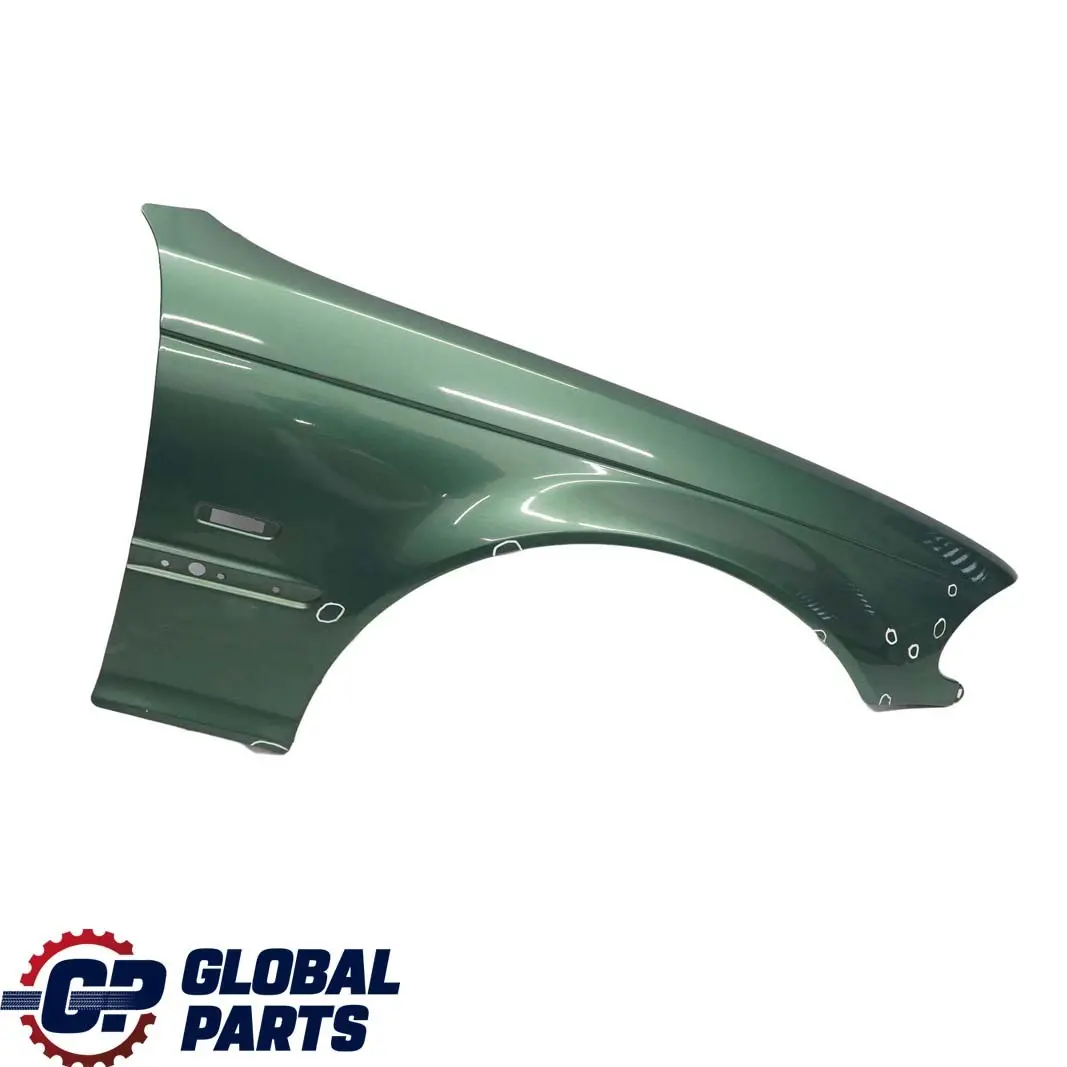 BMW 3 E46 Front Right O/S Side Panel Fender Wing Meergruen Sea Green - 393