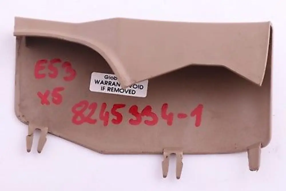 BMW X5 Series E53 Lateral Panel Trim Footwell Trim Front Right Beige Hellbeige 2