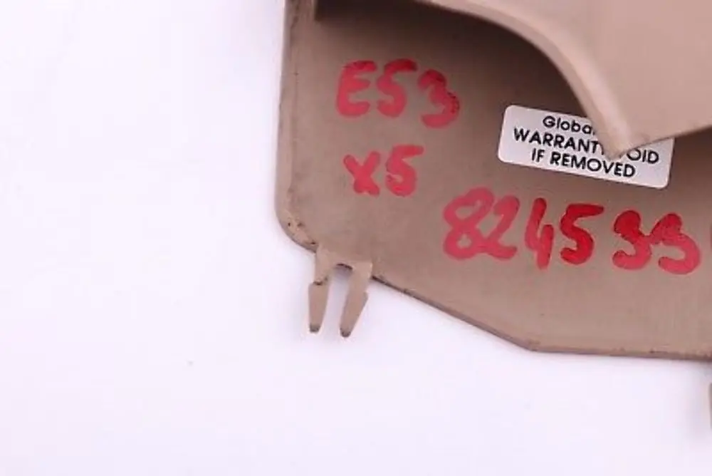 BMW X5 Series E53 Lateral Panel Trim Footwell Trim Front Right Beige Hellbeige 2