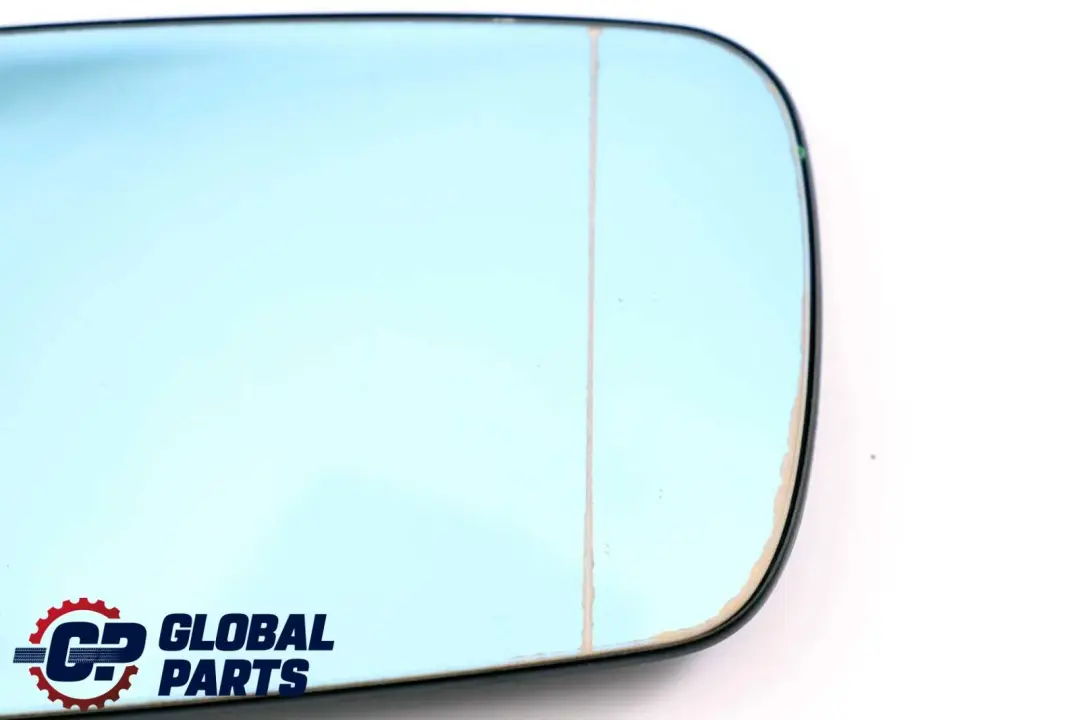 BMW 3 7 Series E46 E65 E66 Right O/S Wing Mirror Glass Heated Blue 8247132