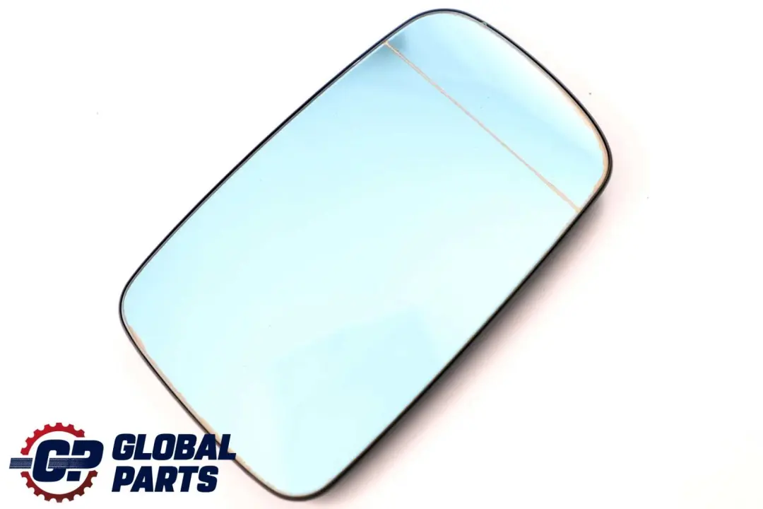 BMW 3 7 Series E46 E65 E66 Right O/S Wing Mirror Glass Heated Blue 8247132