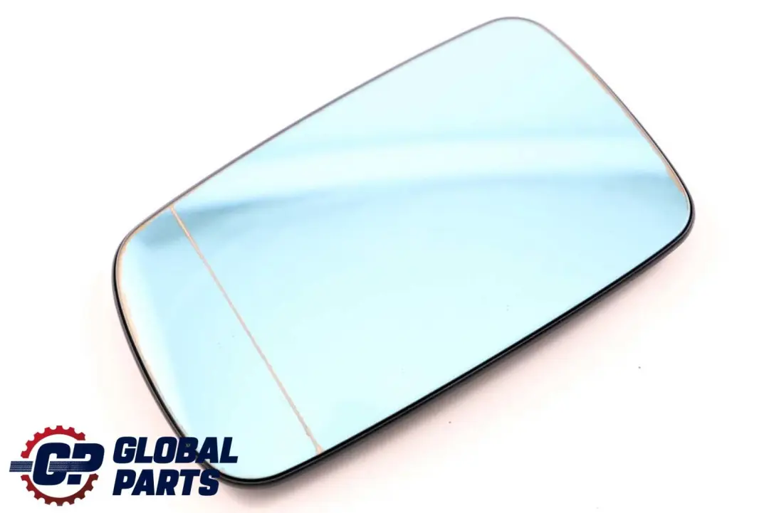 BMW 3 7 Series E46 E65 E66 Right O/S Wing Mirror Glass Heated Blue 8247132