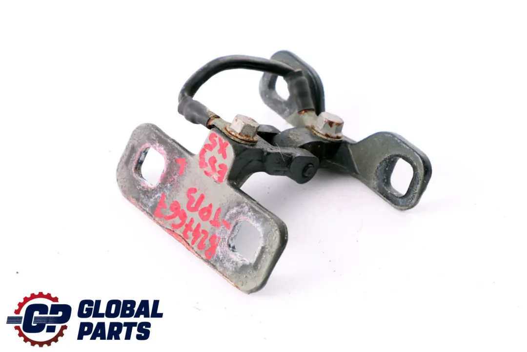 BMW X5 Series E53 Boot Trunk Lid Left Upper Hinge N/S Topasblau Topaz Blue 364