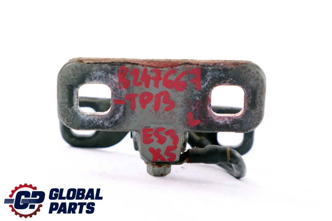 BMW X5 Series E53 Boot Trunk Lid Left Upper Hinge N/S Topasblau Topaz Blue 364