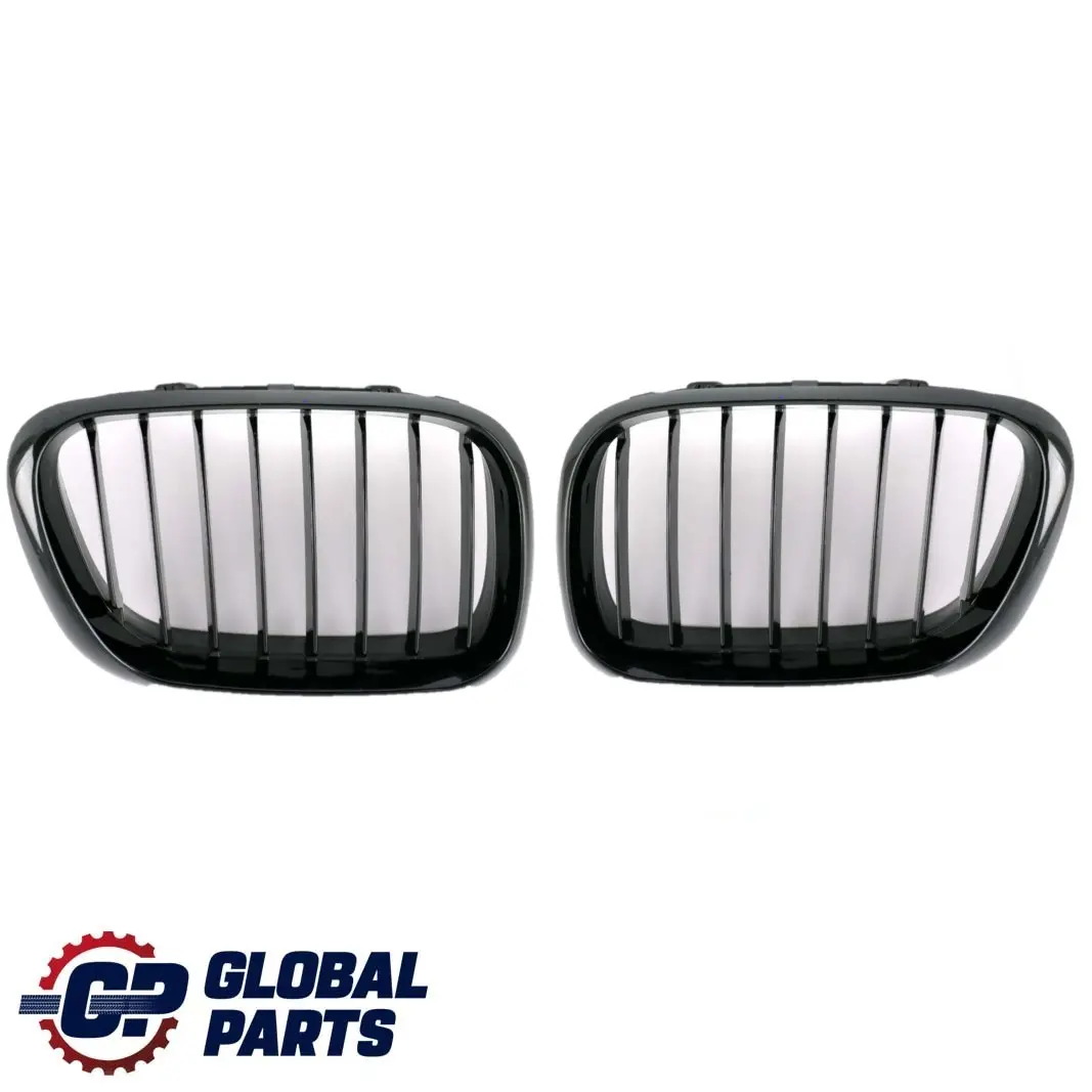 BMW X5 Series E53 Set Front Left Right N/O/S Grill Trim Glanzschwarz Black