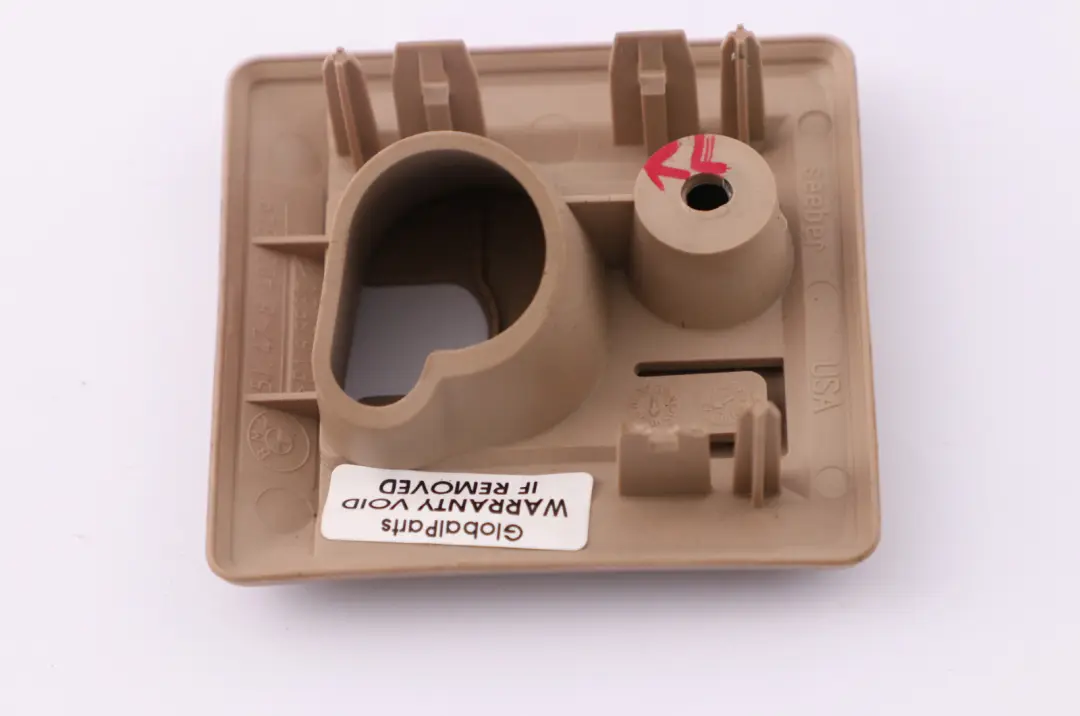 BMW X5 Series E53 Hell Beige Rear Left N/S Hook Roller Net Cover 8402349