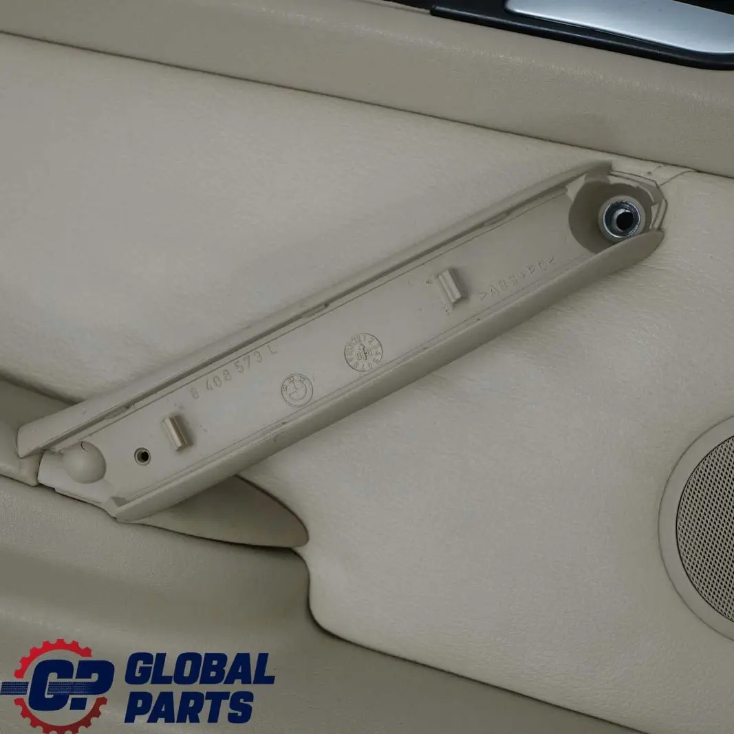 BMW X5 E53 Rear Left N/S Door Card Trim Panel Leather Montana Beige Hellbeige 2