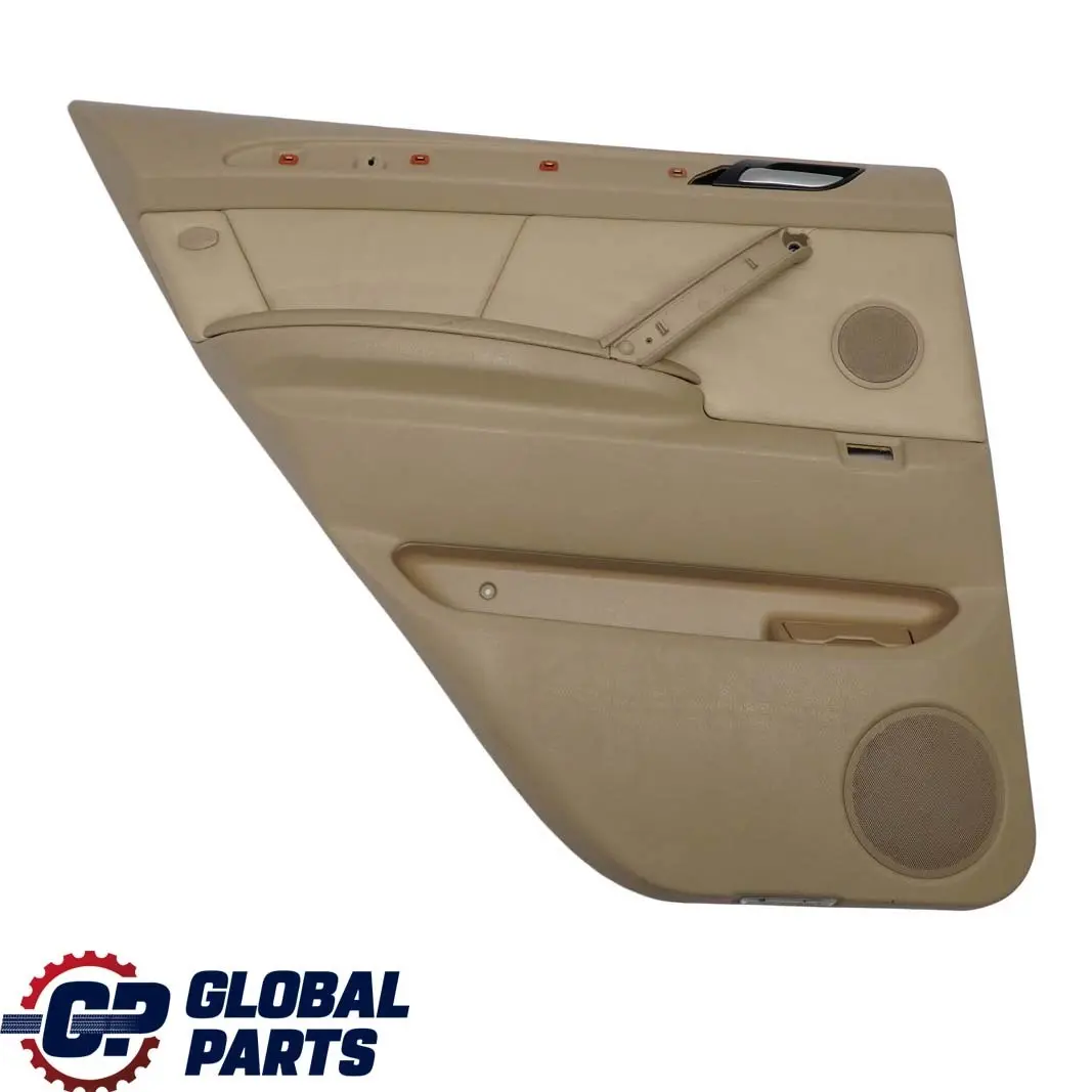 BMW X5 E53 Rear Left N/S Door Card Trim Panel Leather Montana Beige Hellbeige 2
