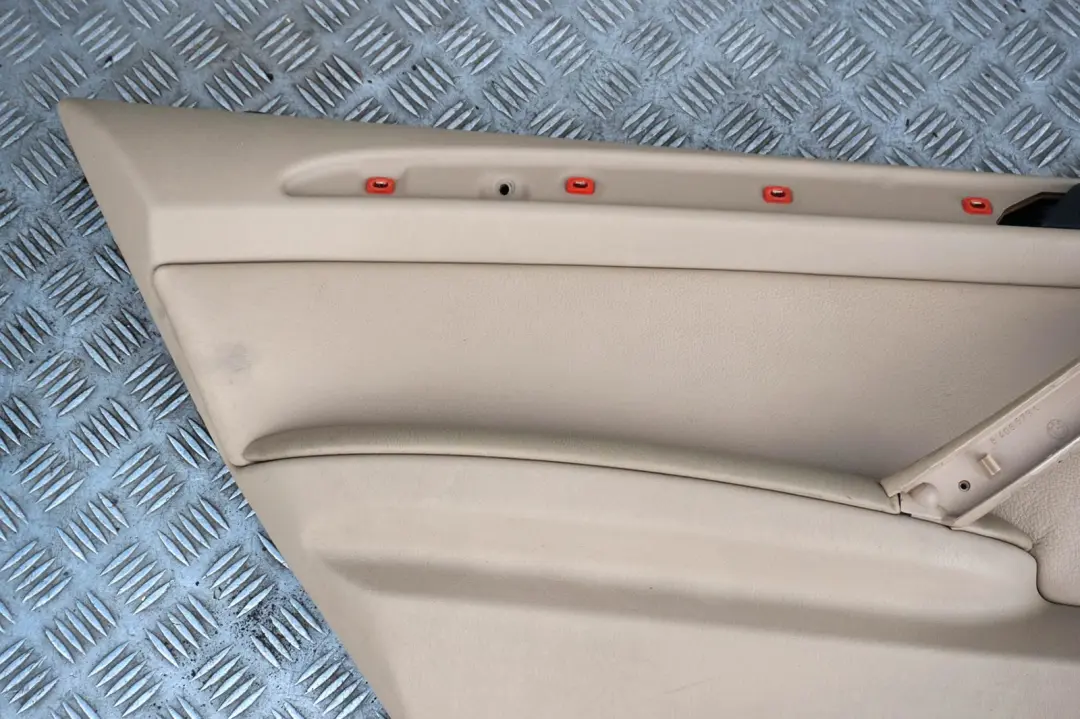 BMW X5 Series E53 Rear Left N/S Door Card Trim Panel Leather Beige