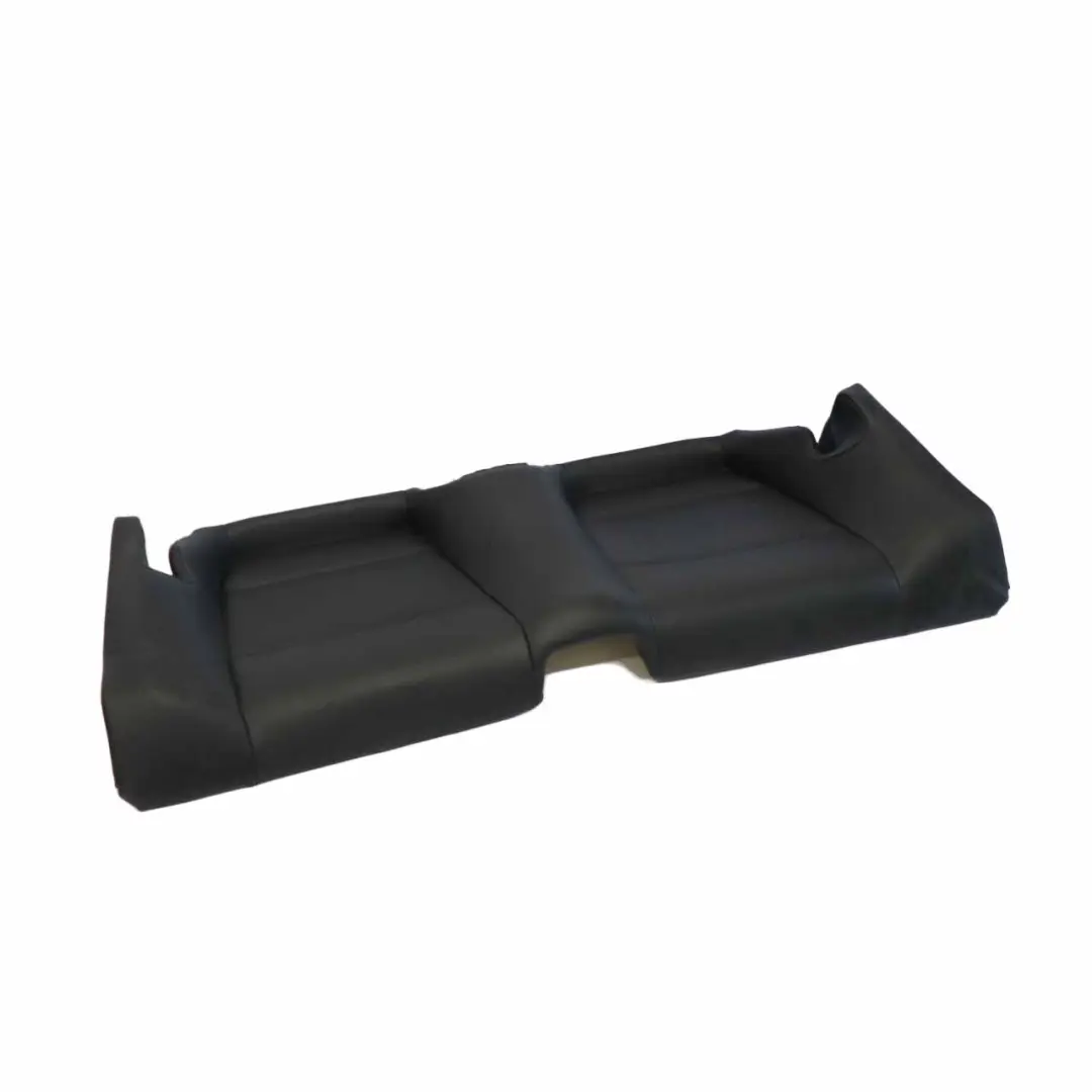 BMW E46 Cabrio Asiento Trasero Banco Sofá Cubierta Panel Cuero Montana Negro