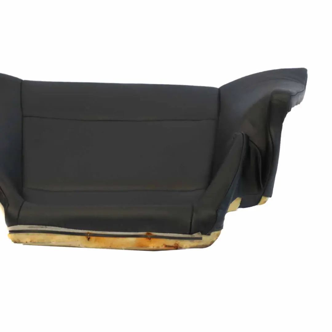 BMW E46 Cabrio Asiento Trasero Banco Sofá Cubierta Panel Cuero Montana Negro