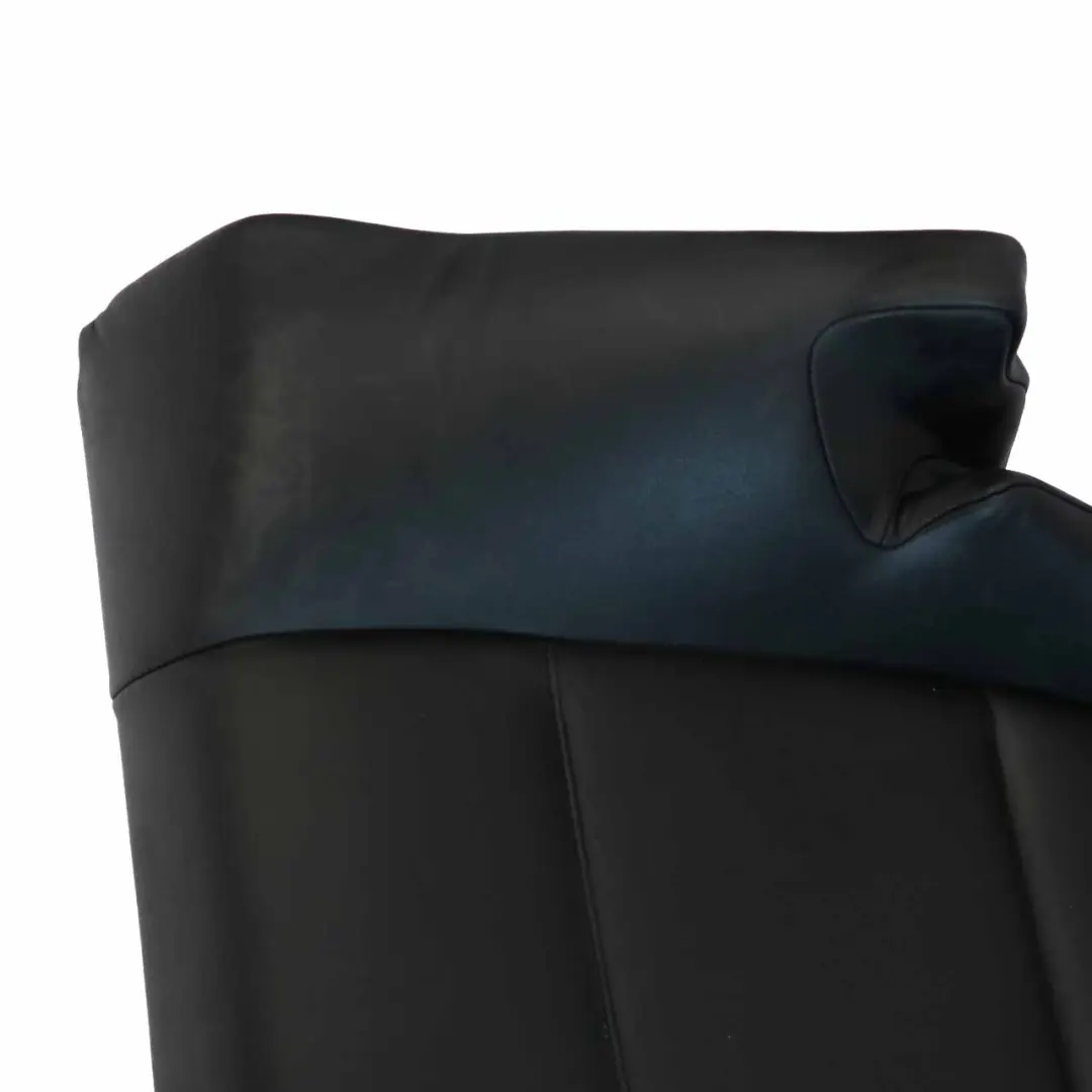 BMW E46 Cabrio Asiento Trasero Banco Sofá Cubierta Panel Cuero Montana Negro