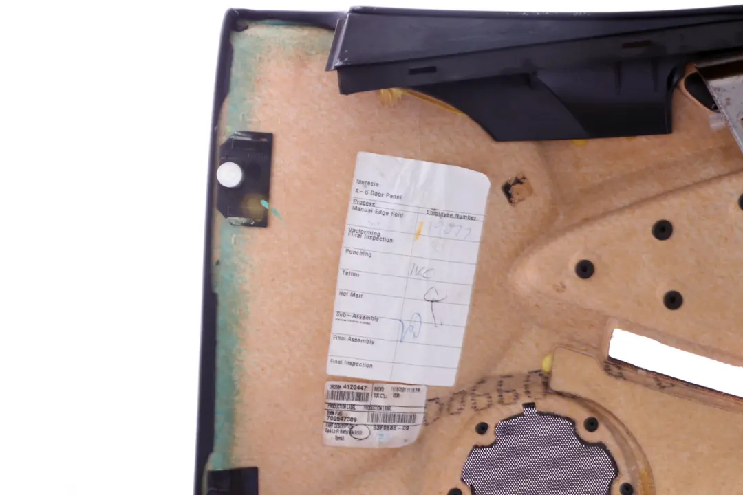 Front Left N/S Door Card Leather Interior Trim Panel Black BMW X5 Series E53 - SKU 8255287 - Part number 8255287