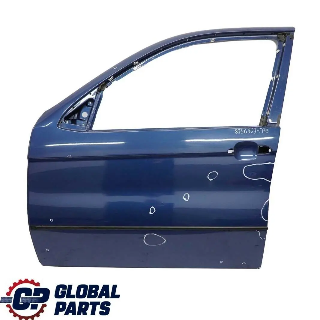 BMW X5 SERIES E53 Door Front Left N/S Topasblau Topaz Blue Metallic - 364