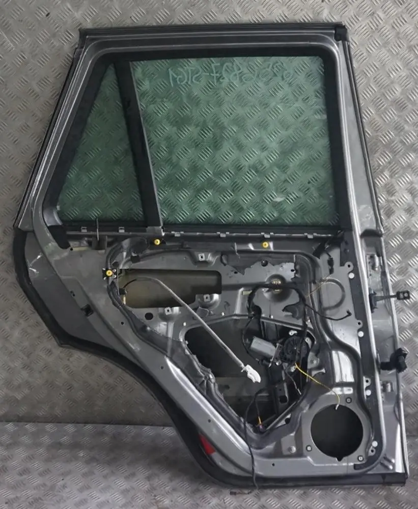 Door Rear Left N/S Sterlinggrau Sterling Grey Metallic - 472 BMW X5 E53 1 - SKU 8256827-STG1 - Part number 8256827-STG