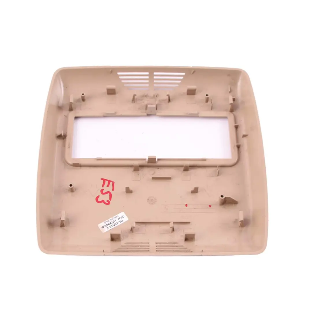 BMW X5 E53 Cover Console Head Lining Trim Rear Hellbeige Light Beige 8258042