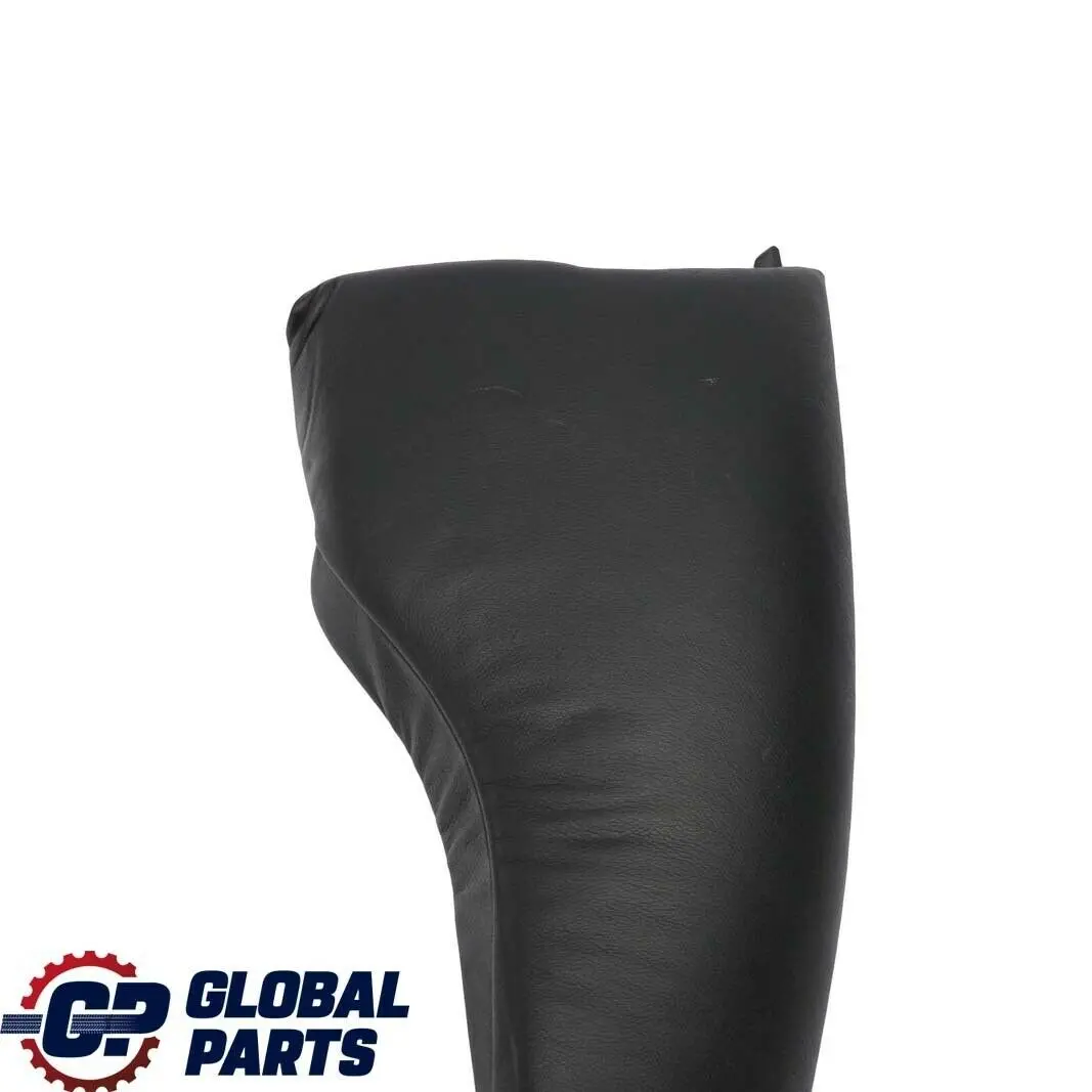 BMW E46 Touring Asiento Trasero Derecho Lateral Finisher Panel Cuero Negro