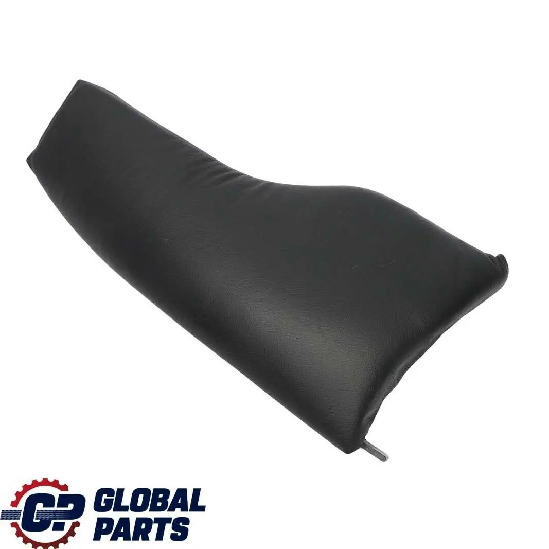 BMW E46 Touring Asiento Trasero Derecho Lateral Finisher Panel Cuero Negro