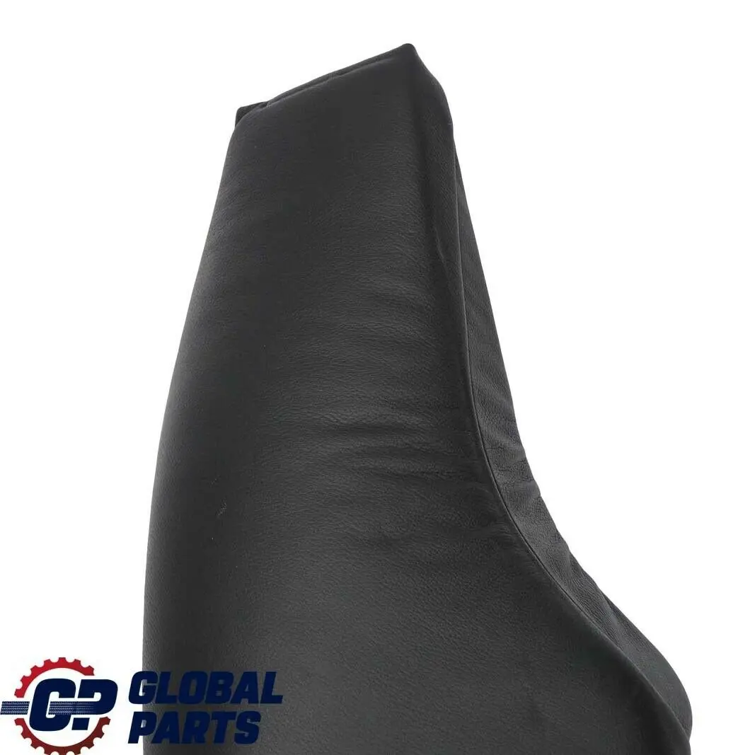 BMW E46 Touring Asiento Trasero Derecho Lateral Finisher Panel Cuero Negro