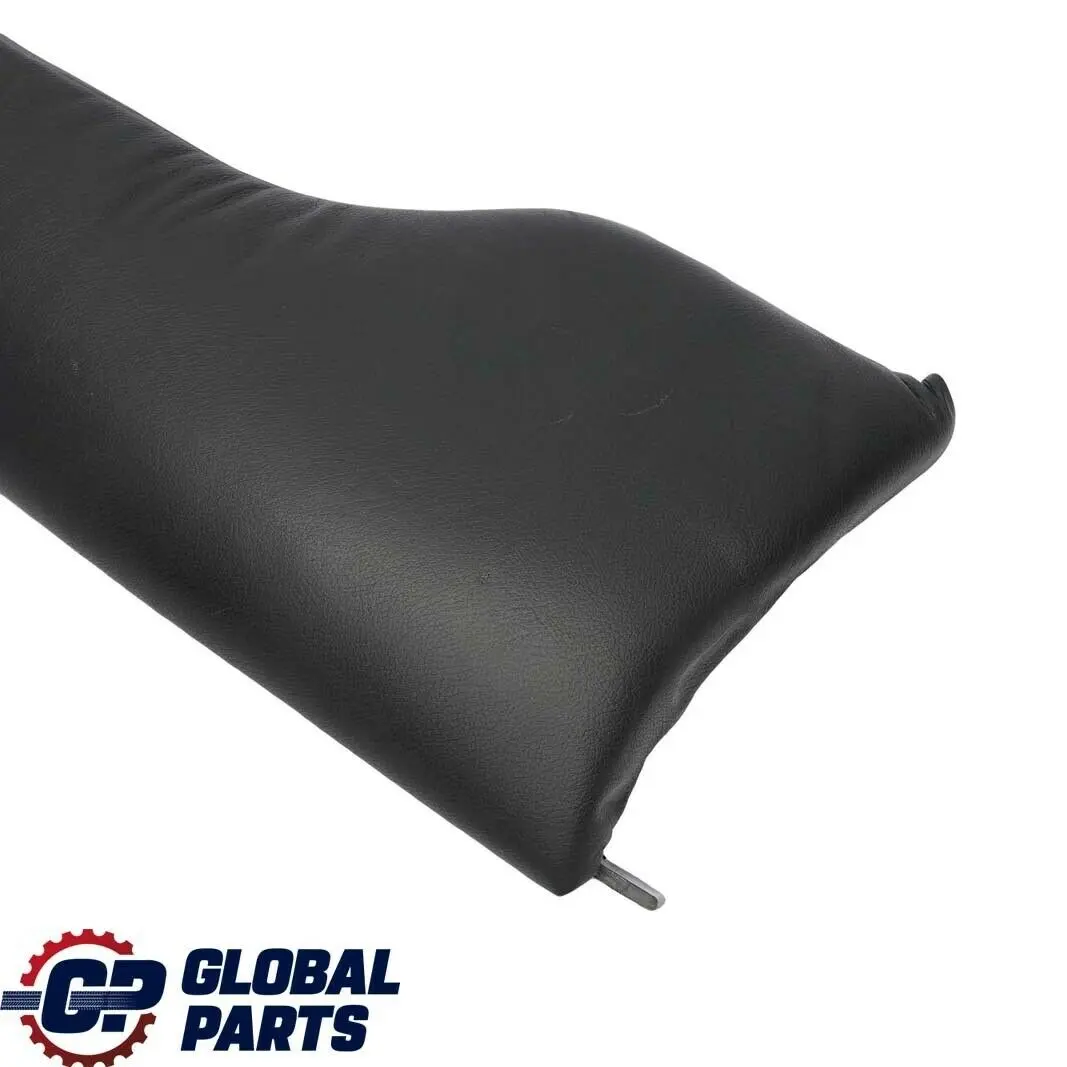 BMW E46 Touring Rear Seat Right O/S Lateral Finisher Panel Black Leather