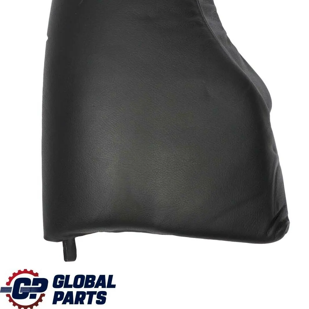 BMW E46 Touring Asiento Trasero Derecho Lateral Finisher Panel Cuero Negro