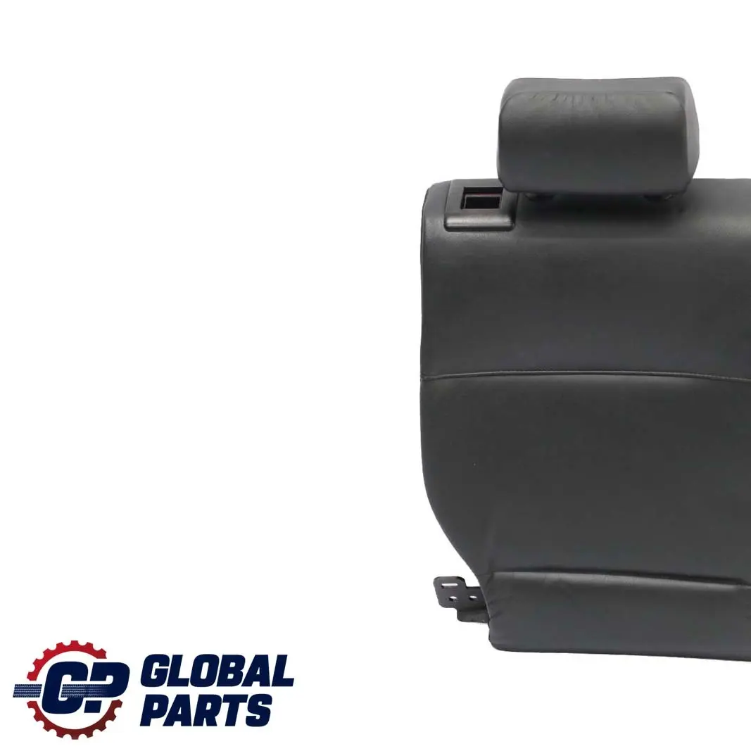 BMW 3 E46 Touring Rear Seat Right O/S Backrest Cover Leather Montana Schwarz