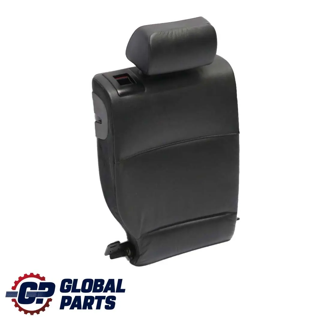 BMW E46 Touring Asiento Trasero Derecho Funda Respaldo Cuero Montana Schwarz