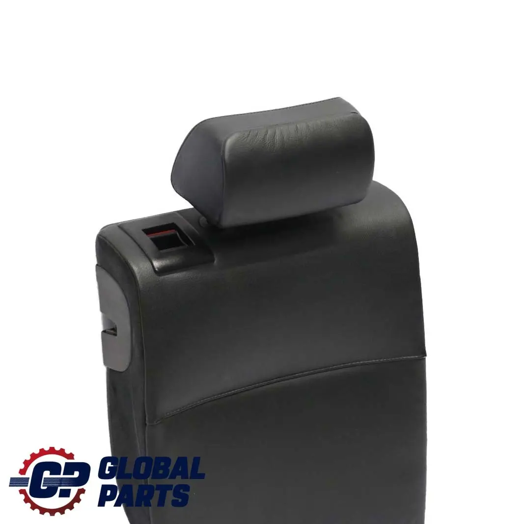 BMW 3 E46 Touring Rear Seat Right O/S Backrest Cover Leather Montana Schwarz