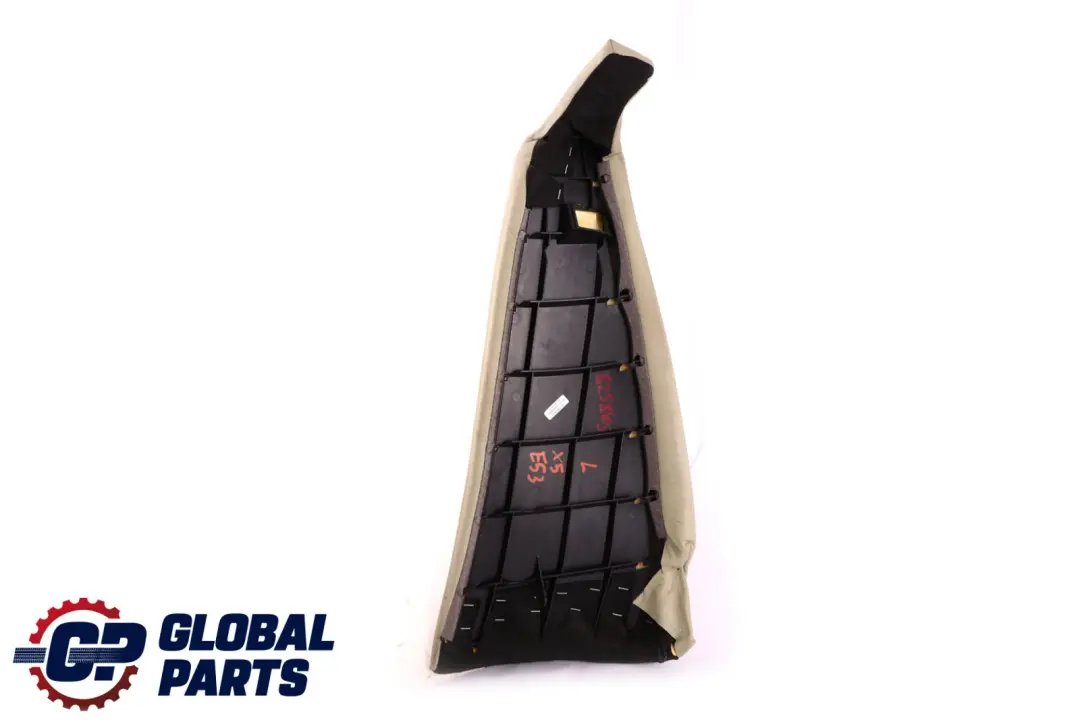 BMW X5 Series E53 Green Leather Lateral Trim Side Panel Cover Rear Left N/S