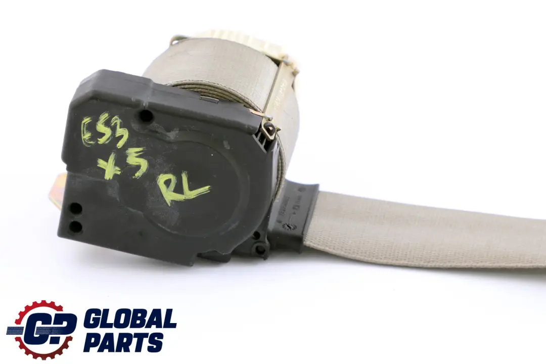 BMW X5 Series E53 Upper Belt Rear Left N/S Pastellgrün Pastel Green 8259005