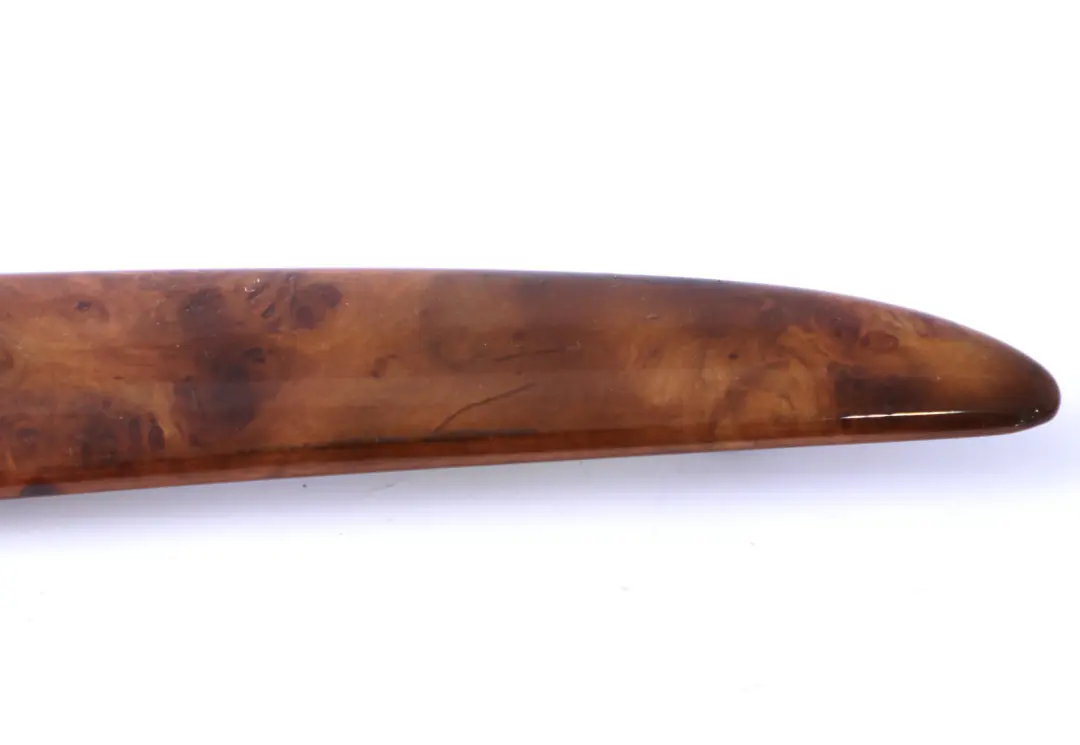 BMW X5 Series 1 E53 Wooden Strip Door Front Right O/S Trim Light Poplar 8261740
