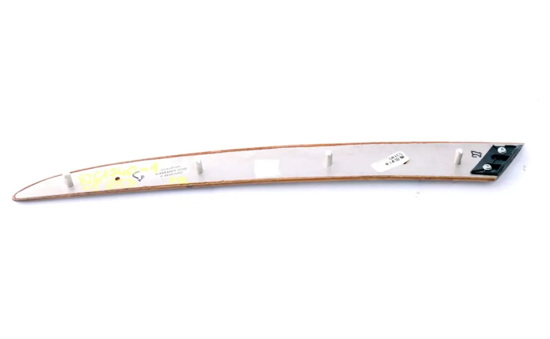 BMW X5 Series 1 E53 Wooden Strip Door Front Right O/S Trim Light Poplar 8261740