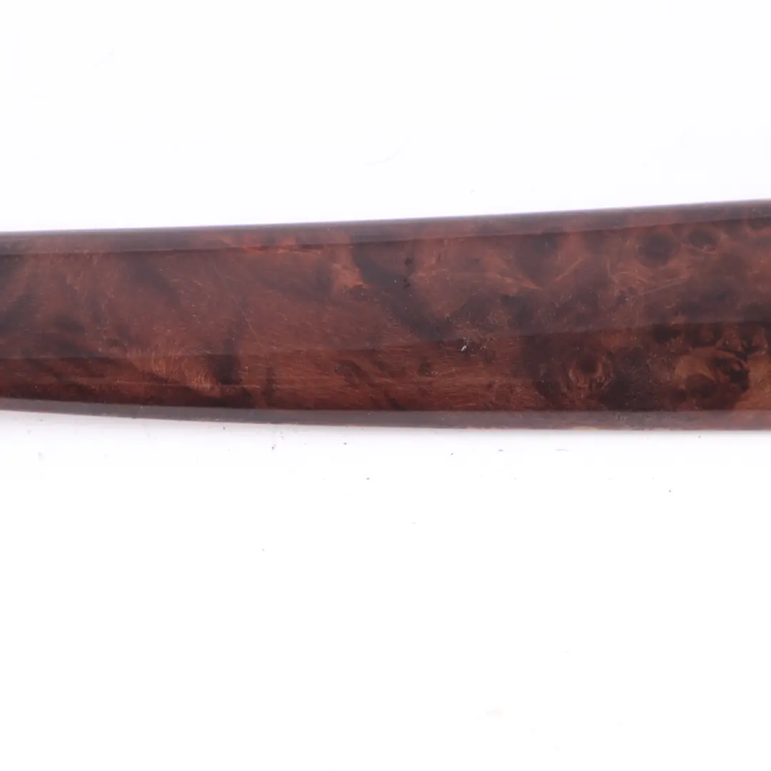BMW X5 E53 Door Card Strip Trim Front Right O/S Poplar Wood Dunkel Dark 8261742