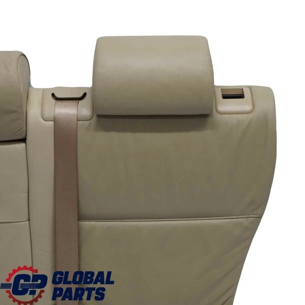 BMW X5 Series E53 Cover Backrest Rear Back Seat Beige Leather Left N/S