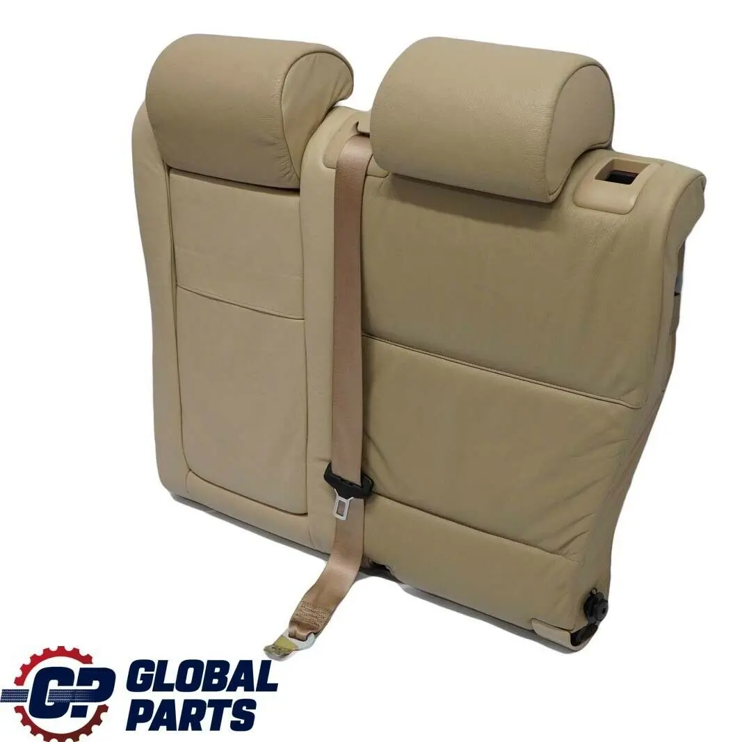 BMW X5 Series E53 Cover Backrest Rear Back Seat Beige Leather Left N/S