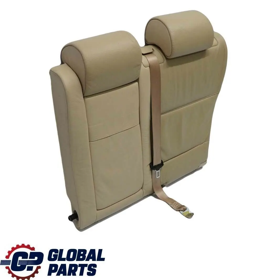 BMW X5 Series E53 Cover Backrest Rear Back Seat Beige Leather Left N/S