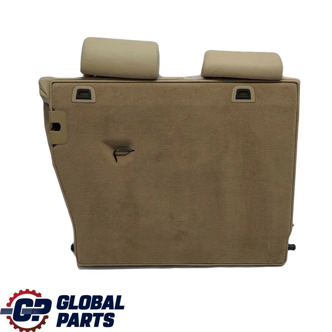 BMW X5 Series E53 Cover Backrest Rear Back Seat Beige Leather Left N/S