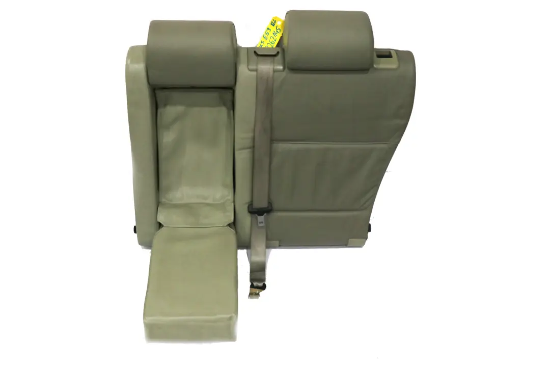 BMW X5 Series E53 Pastel Green Leather Rear Seat Couch Backrest Left N/S