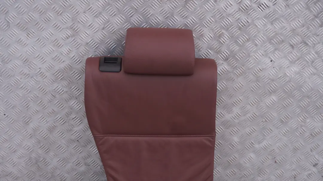 BMW X5 SERIES E53 Cover Backrest Rear Seat Mahagoni Leather Right O/S