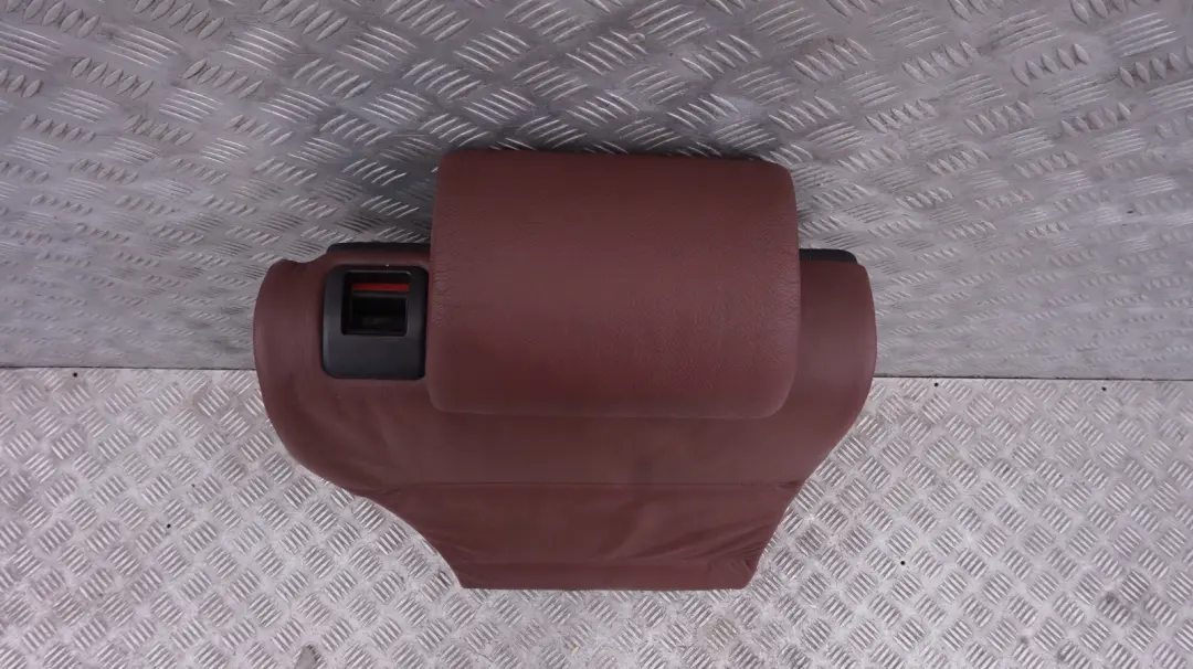 BMW X5 SERIES E53 Cover Backrest Rear Seat Mahagoni Leather Right O/S