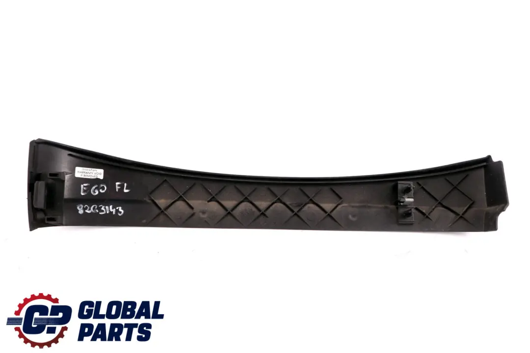 BMW 5 7 Series E60 E61 E65 Front Seat Trim Covering Left N/S Black 8263141
