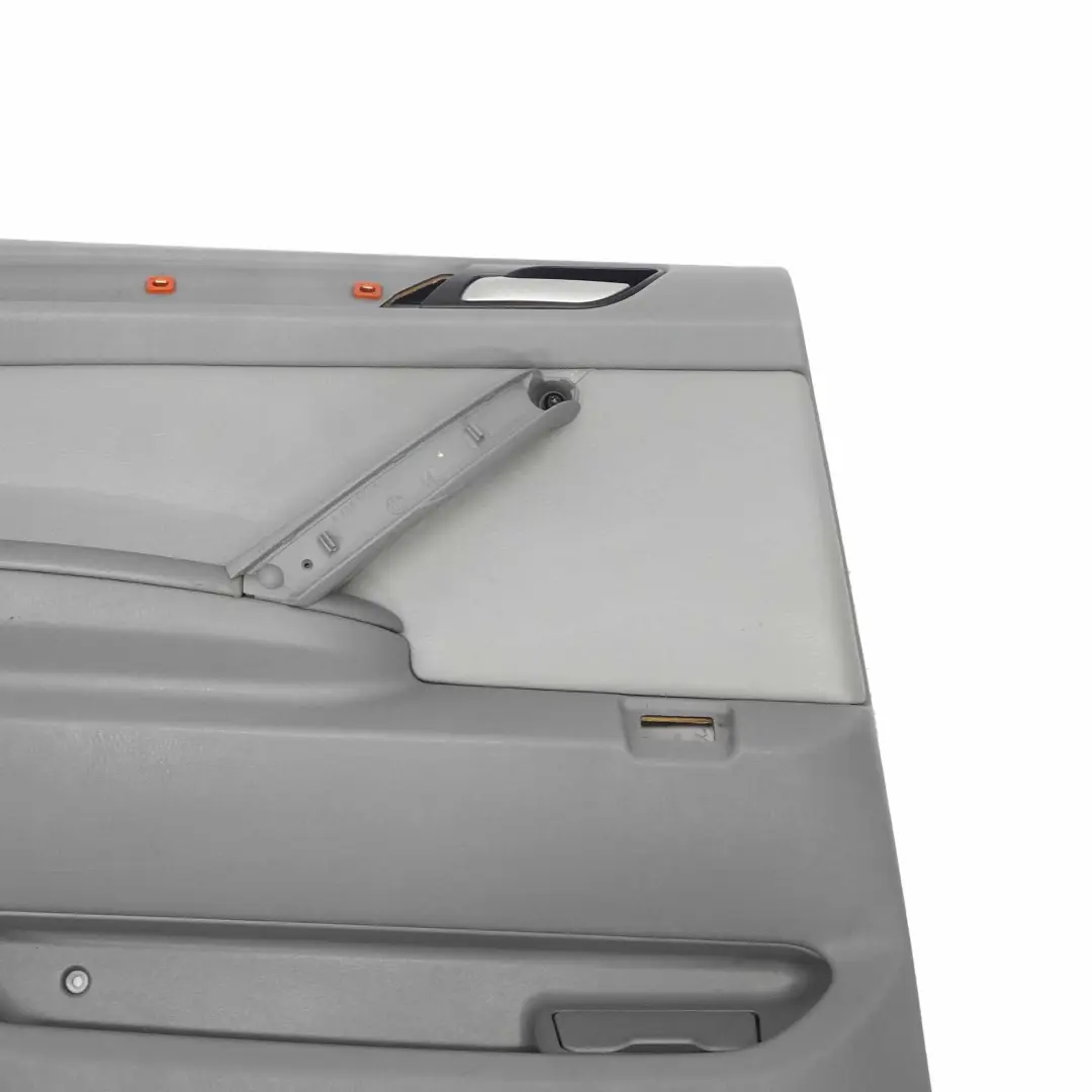 BMW X5 E53 Panel Embellecedor Puerta Trasera Izquierda Cuero Gris Montana