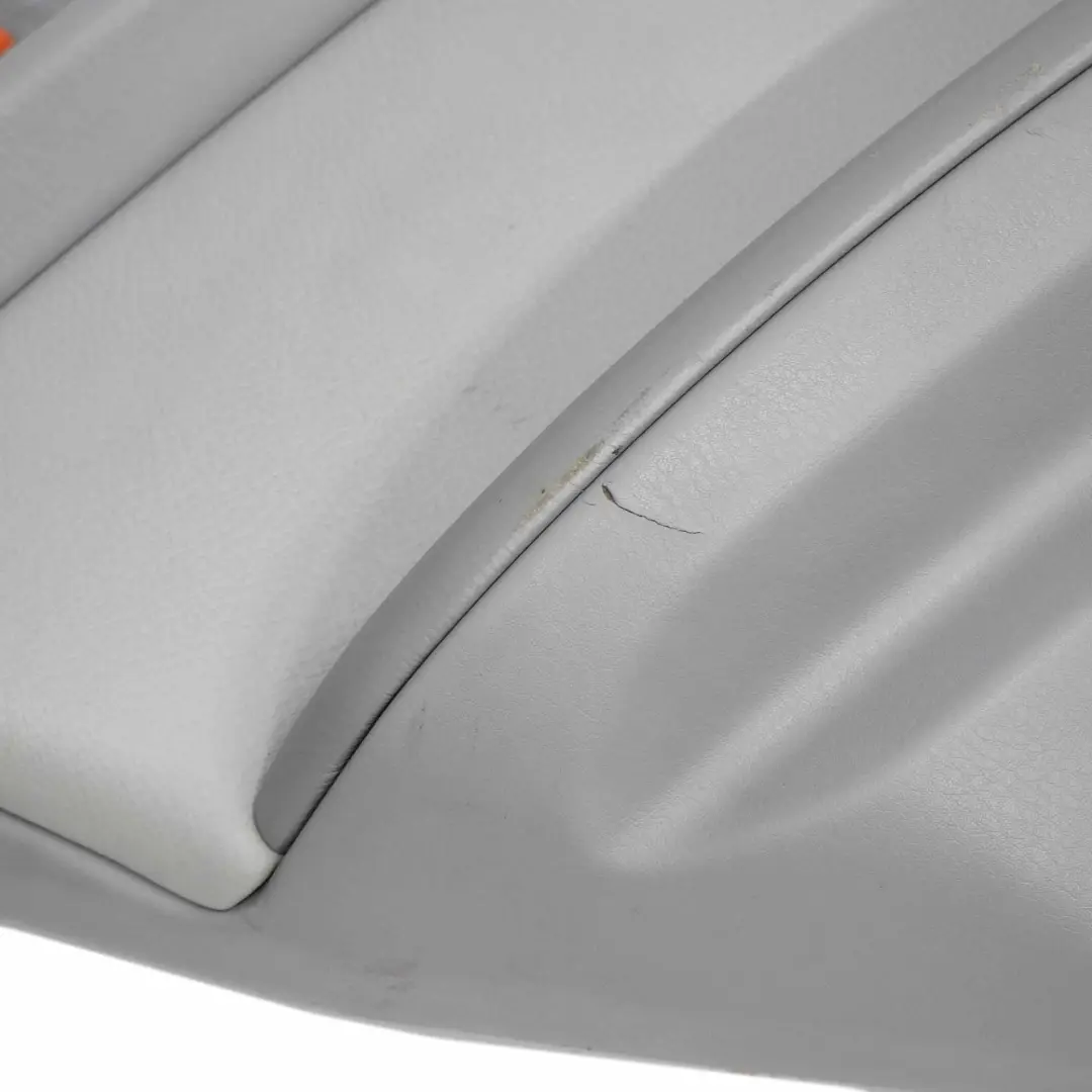 BMW X5 E53 Panel Embellecedor Puerta Trasera Izquierda Cuero Gris Montana