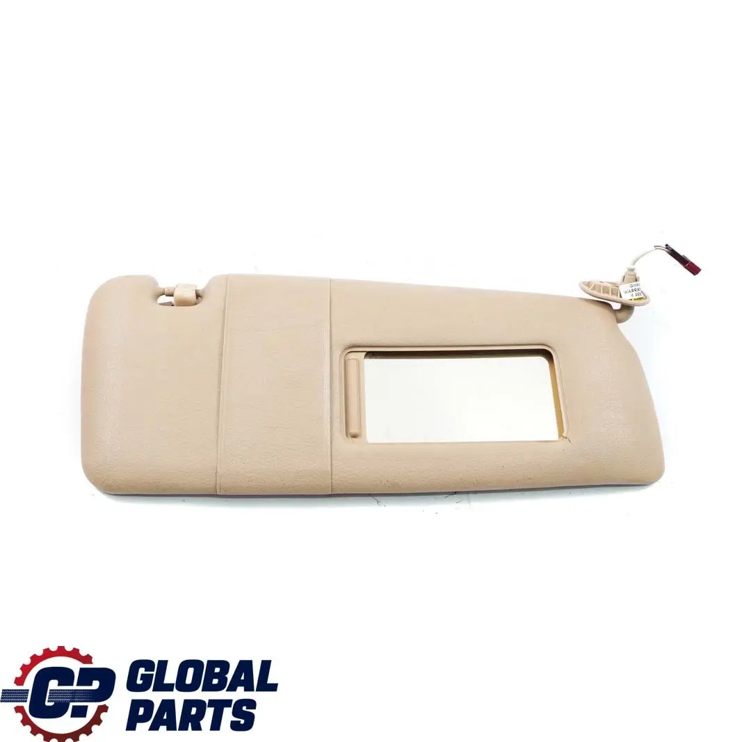 BMW 3 Series E46 Sun Visor Mirror Illuminated Right O/S Light Beige 8267900