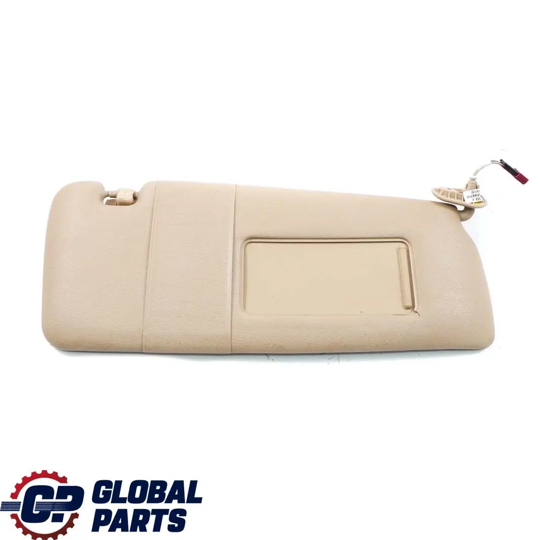 BMW 3 Series E46 Sun Visor Mirror Illuminated Right O/S Light Beige 8267900