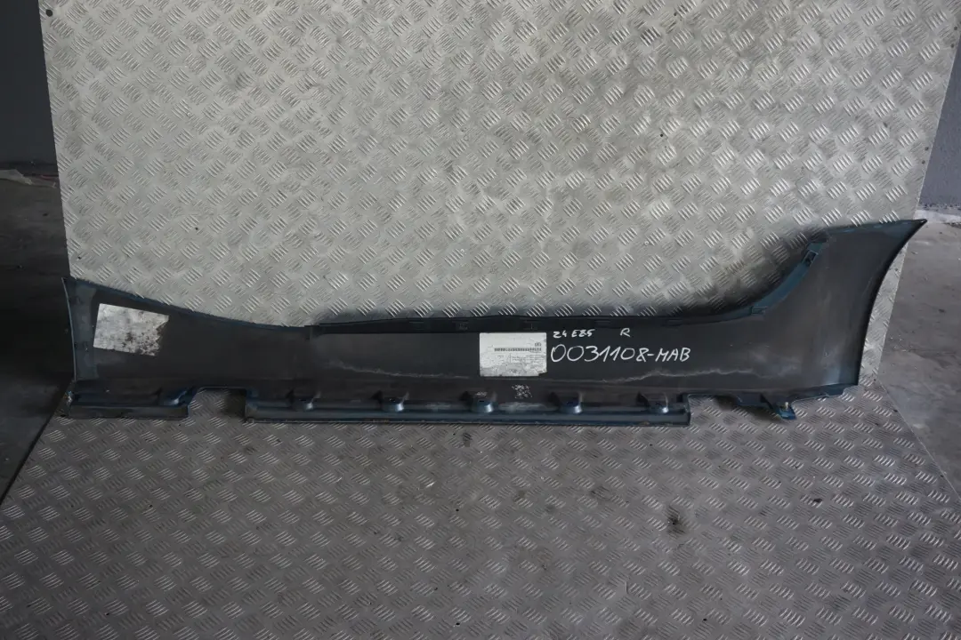 BMW Z4 Series E85 E86 Right O/S Sill Strip Skirt Kick Panel Maledivenblau Blue