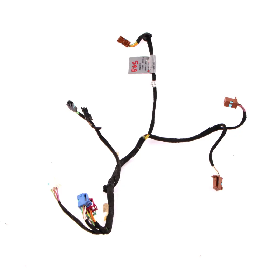 BMW E65 Front Seat Cable Harness Wiring Loom Plug Connector Socket 8317346